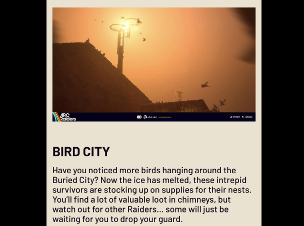 ARC Raiders Bird City event